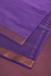 Mangalgiri cotton with Nizam Border- Lavender