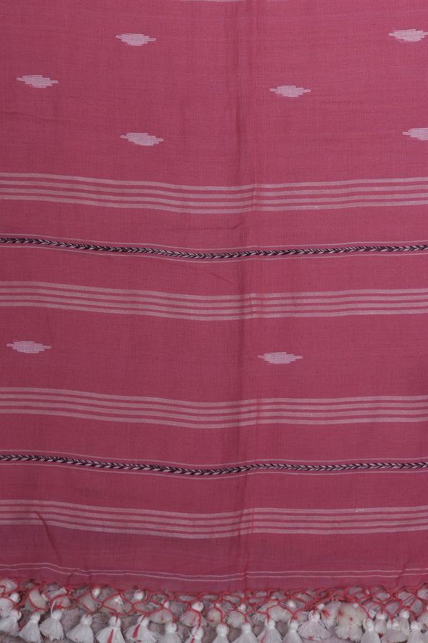 Pink Jamdani Cotton with Khesh