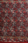 Maheshwari silk cotton - Rusty red