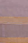 Mangalgiri cotton with Nizam Border Broad Gold- Creamy Beige