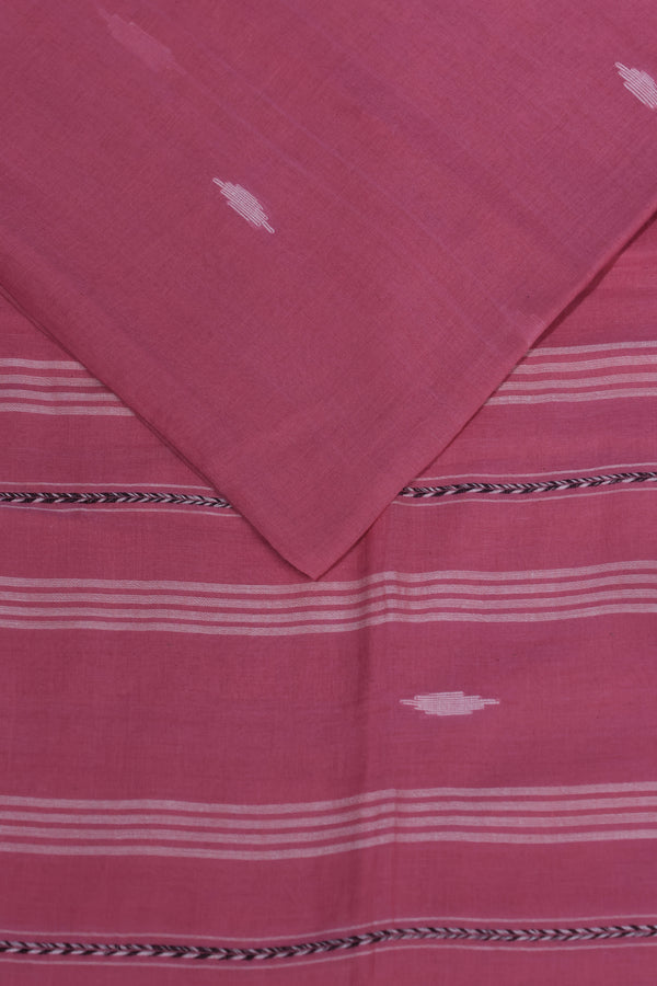 Pink Jamdani Cotton with Khesh