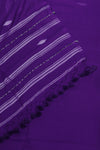 Purple Jamdani cotton with khesh