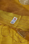 Sunheri Pure Matka- Muslin Silk Handwoven, with Silk mark