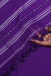 Purple Jamdani cotton with khesh