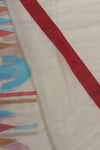 Pujo special!! Geometric Jamdani - off white. pure Hamdwoven