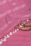 Pink Jamdani Cotton with Khesh