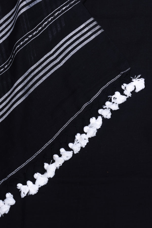 Black Jamdani cotton with Khesh