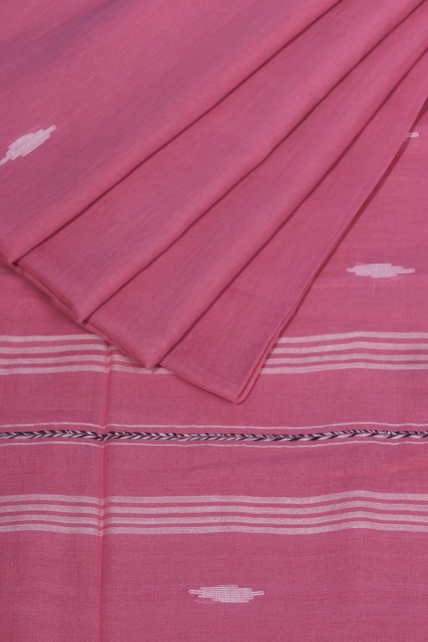 Pink Jamdani Cotton with Khesh