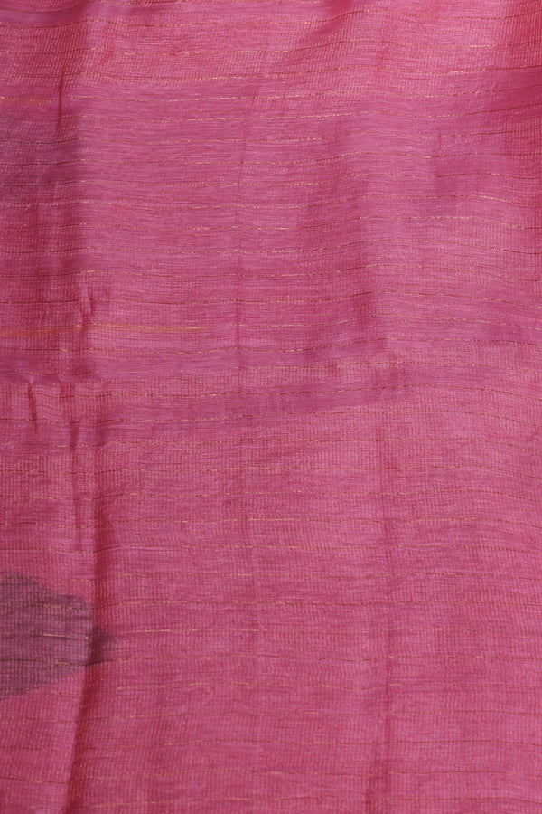 The Goddess pink lotus linen muslin silk