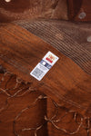 Tamra Tara - copper brown matka- Muslin pure silk