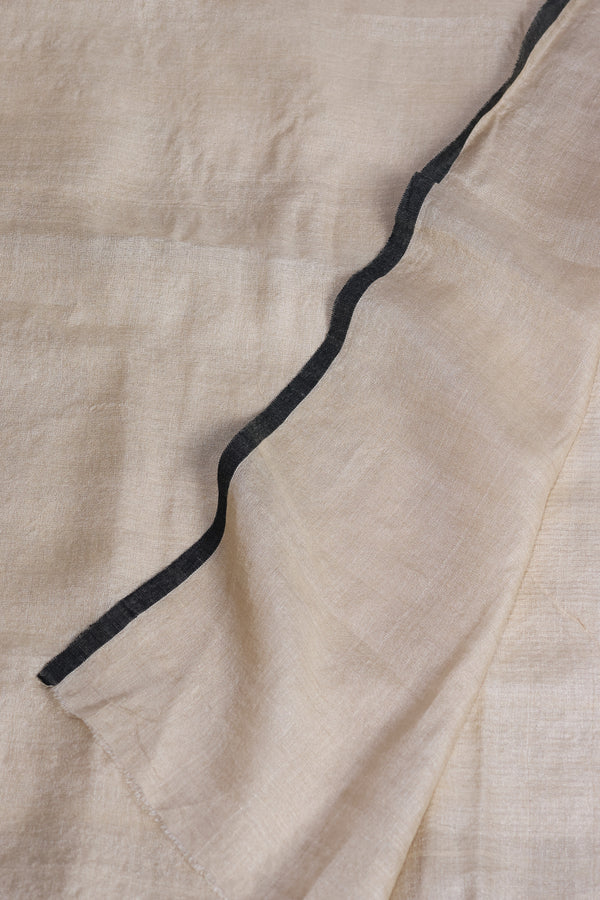 Ivory dreams- Pure handwoven Tussar Jamdani