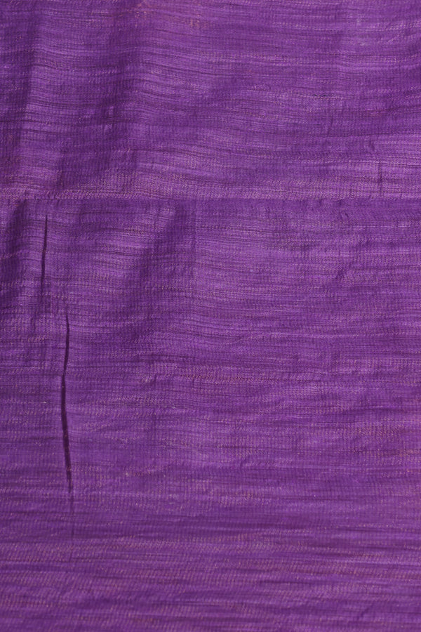 Lavender Matka Muslin jamdani - pure silk with silk mark