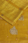 Sunheri Pure Matka- Muslin Silk Handwoven, with Silk mark