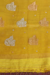 Sunheri Pure Matka- Muslin Silk Handwoven, with Silk mark