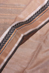 Bhoomi-Pure Tussar Silk Cotton Beige and Black