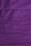 Purple Matka Muslin Saree with Copper & Silver Motifs – Silk Mark Certified