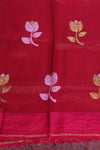 Tulip matka Muslin silk in Rani pink