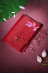 Tulip matka Muslin silk in Rani pink