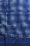 Maheshwari silk cotton - indigo checks