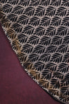 Maheshwari silk cotton - Nargis -Black and white