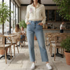 Off-white Kala cotton shirt with applique and hand embroidery